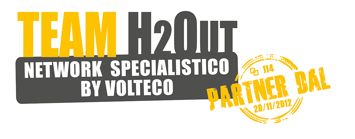 Logo H2OUT TECNICO SPECIALIZZATO VOLTECO Impresa edile GIAMBINO COSTRUZIONI SRL a Caneva